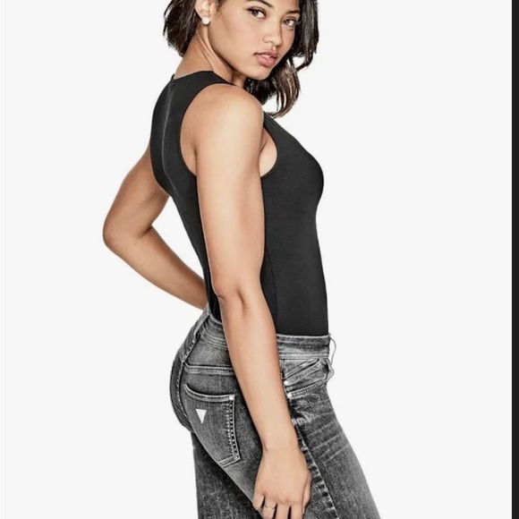 Guess Catrina Black Bodysuit Top - Picture 3 of 8